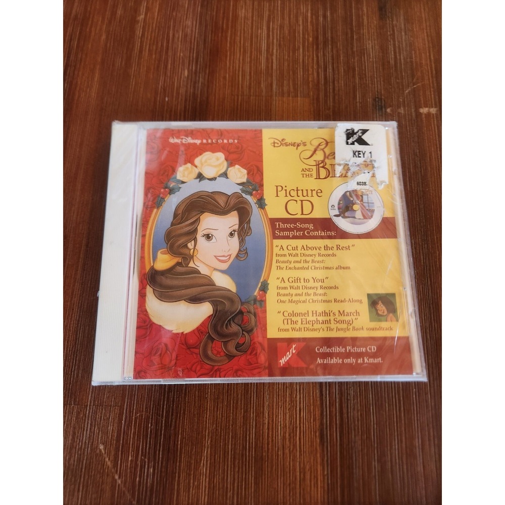 Disney's Beauty and the Beast: Picture CD Kmart Exclusive. Still Sealed New‎
